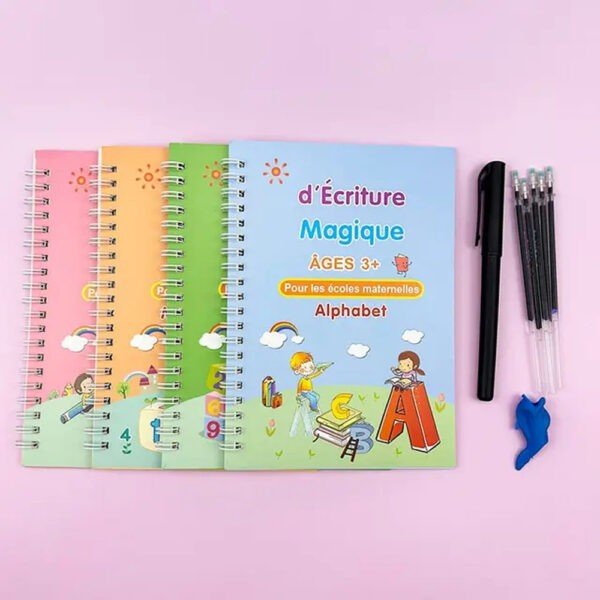 ⁦4 كتب لتصحيح الخط والكتابة + هدية⁩ - الصورة ⁦4⁩